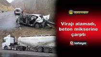 Erzurum’da trafik kazası: biri ağır 3 yaralı