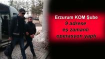 Erzurum'da gözaltına alınan şahıslardan ikisi tutuklandı