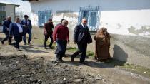 Yakutiye Belediyesi, köylerde asfalta başladı