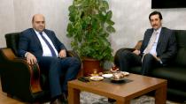 Kaymakam Topsakaloğlu’ndan Başkan Orhan’a ziyaret