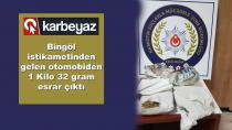 Erzurum’da 1 kilo 32 gram esrar ele geçirildi